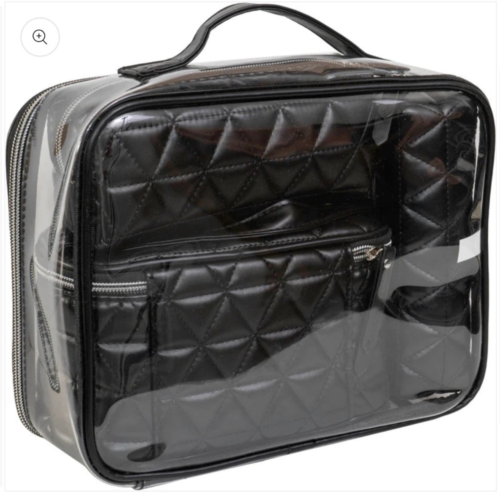 Joan & David Quilted 4 Piece Clear Cosmetic Bag Set - Picture 6 of 8